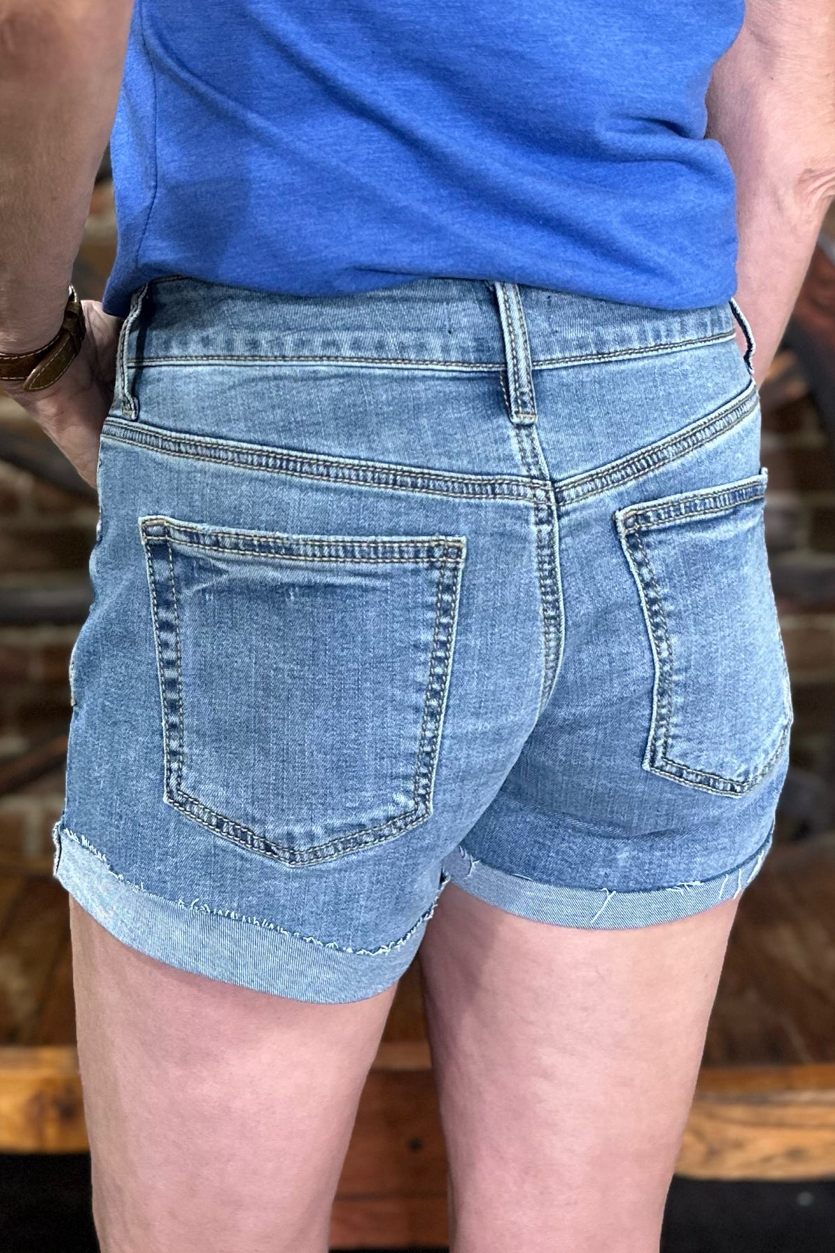 Americana Boyfriend Shorts by Silver Jeans-Shorts-Silver Jeans-Gallop 'n Glitz- Women's Western Wear Boutique, Located in Grants Pass, Oregon