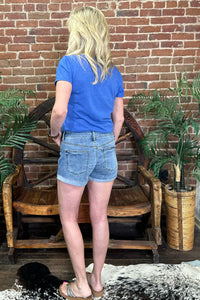 Americana Boyfriend Shorts by Silver Jeans-Shorts-Silver Jeans-Gallop 'n Glitz- Women's Western Wear Boutique, Located in Grants Pass, Oregon