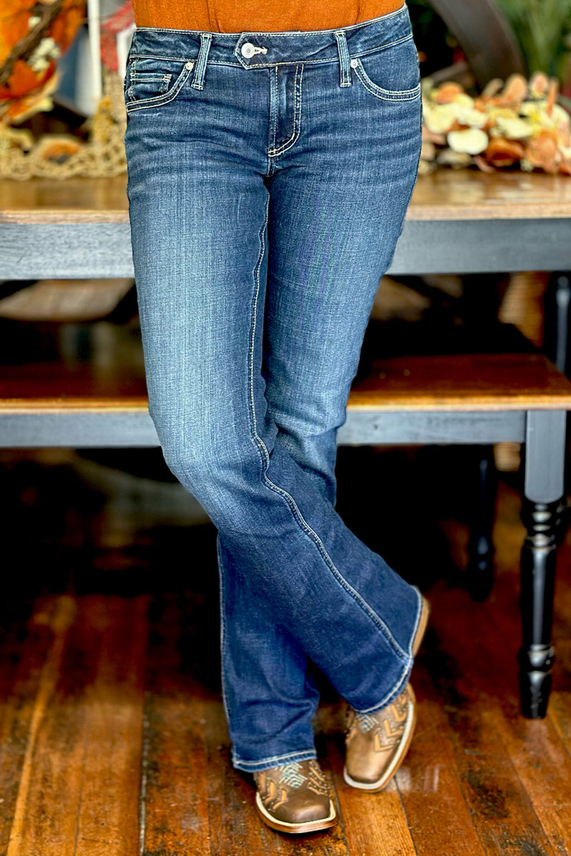 Tuesday Low Rise Slim Bootcut Jean by Silver-Bootcut-Silver Jeans-Gallop 'n Glitz- Women's Western Wear Boutique, Located in Grants Pass, Oregon