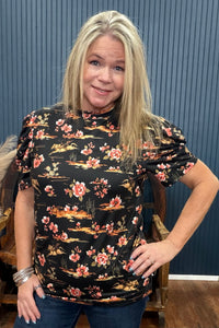Cactus Garden Top-Top-Sterling Kreek-Gallop 'n Glitz- Women's Western Wear Boutique, Located in Grants Pass, Oregon