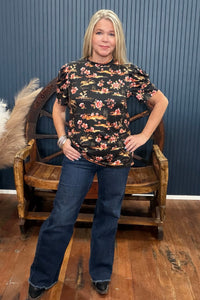Cactus Garden Top-Top-Sterling Kreek-Gallop 'n Glitz- Women's Western Wear Boutique, Located in Grants Pass, Oregon