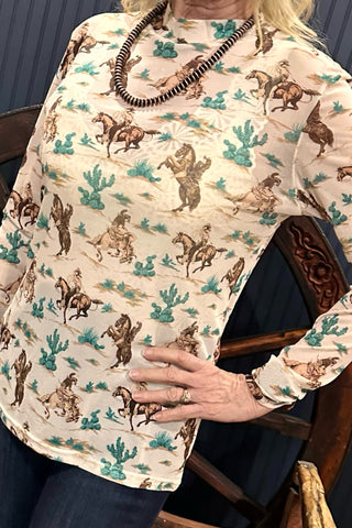 Chisholm Trail Mesh Top-Mesh Top-Sterling Kreek-Gallop 'n Glitz- Women's Western Wear Boutique, Located in Grants Pass, Oregon