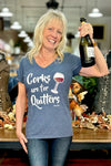 Corks Are For Quitters T-Shirt-Graphic Tee-Gallop 'n Glitz-Gallop 'n Glitz- Women's Western Wear Boutique, Located in Grants Pass, Oregon