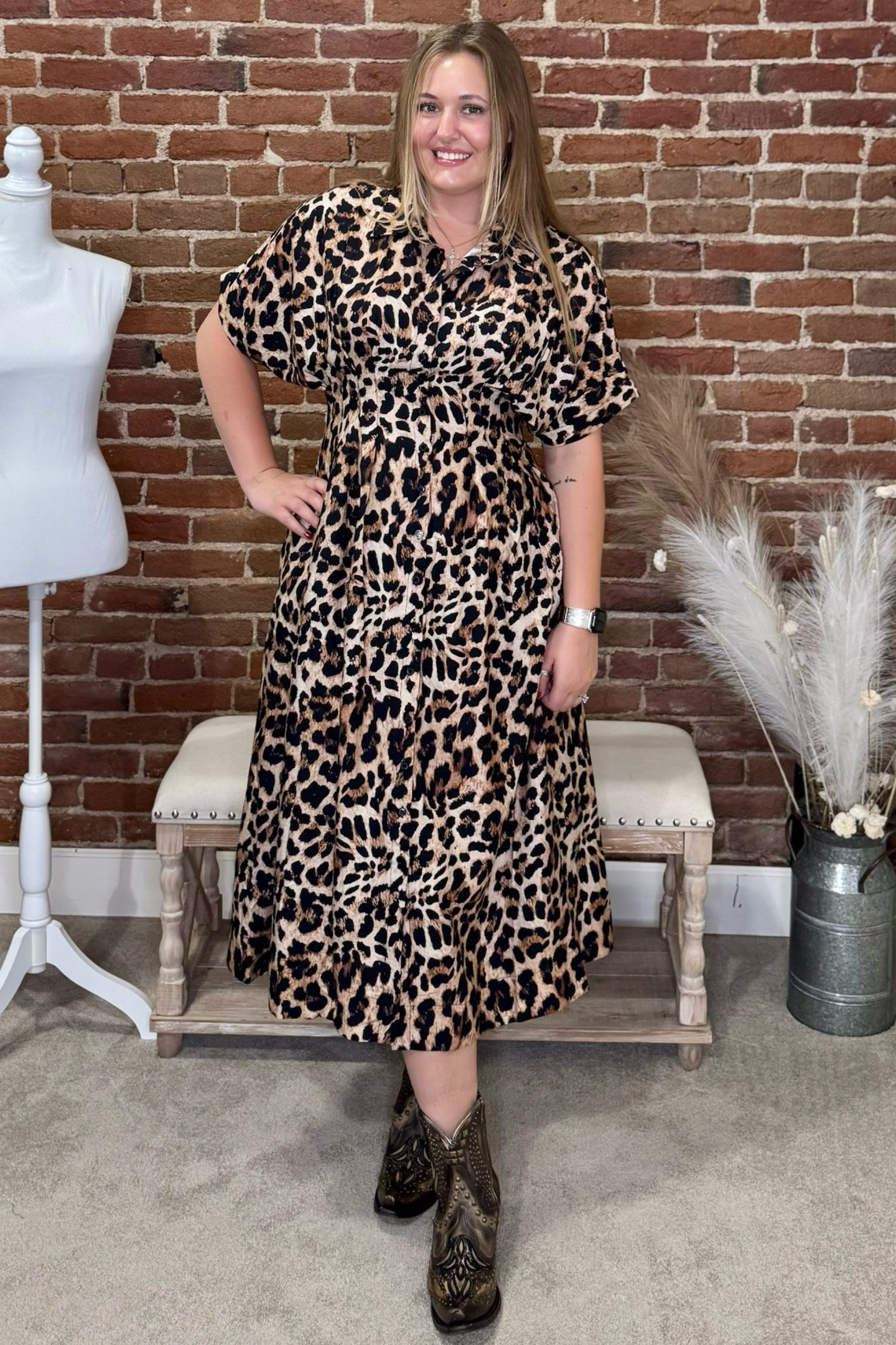 Leopard Print Maxi Dress Leopard Print Maxi Dress