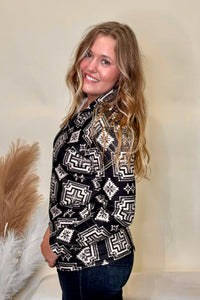 Down in the Hills Quarter Zip Pullover-Sweater-Sterling Kreek-Gallop 'n Glitz- Women's Western Wear Boutique, Located in Grants Pass, Oregon