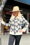 Plaid Wool & Berber Classic Jacket from Powder River Outfitters by Panhandle-Jacket-Panhandle Slim-Gallop 'n Glitz- Women's Western Wear Boutique, Located in Grants Pass, Oregon