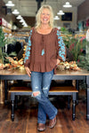 Floral Embroidered Top with Tasseled Tie-top-Lola P-Gallop 'n Glitz- Women's Western Wear Boutique, Located in Grants Pass, Oregon