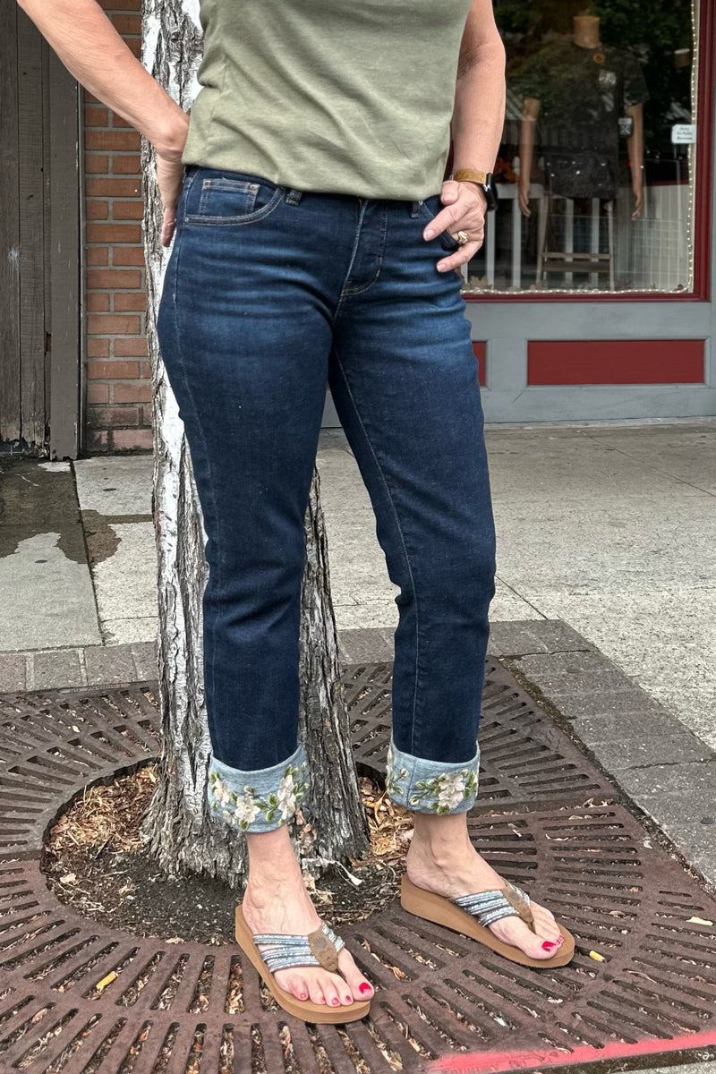 Carter Mid-Rise "Floral Vines" by Jag-Girlfriend-Jag-Gallop 'n Glitz- Women's Western Wear Boutique, Located in Grants Pass, Oregon