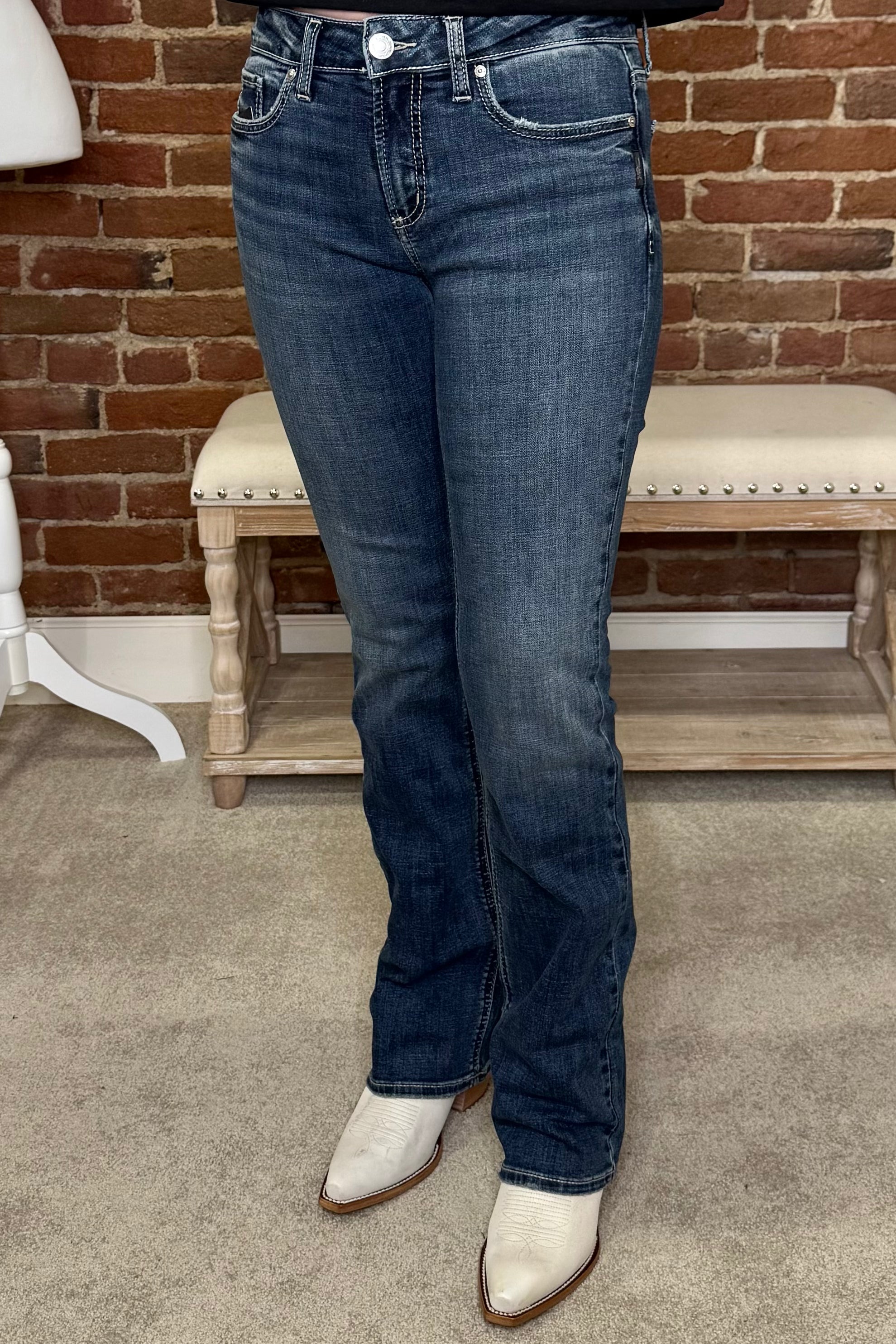 Suki Slim Bootcut Jean by Silver-Bootcut-Silver Jeans-Gallop 'n Glitz- Women's Western Wear Boutique, Located in Grants Pass, Oregon