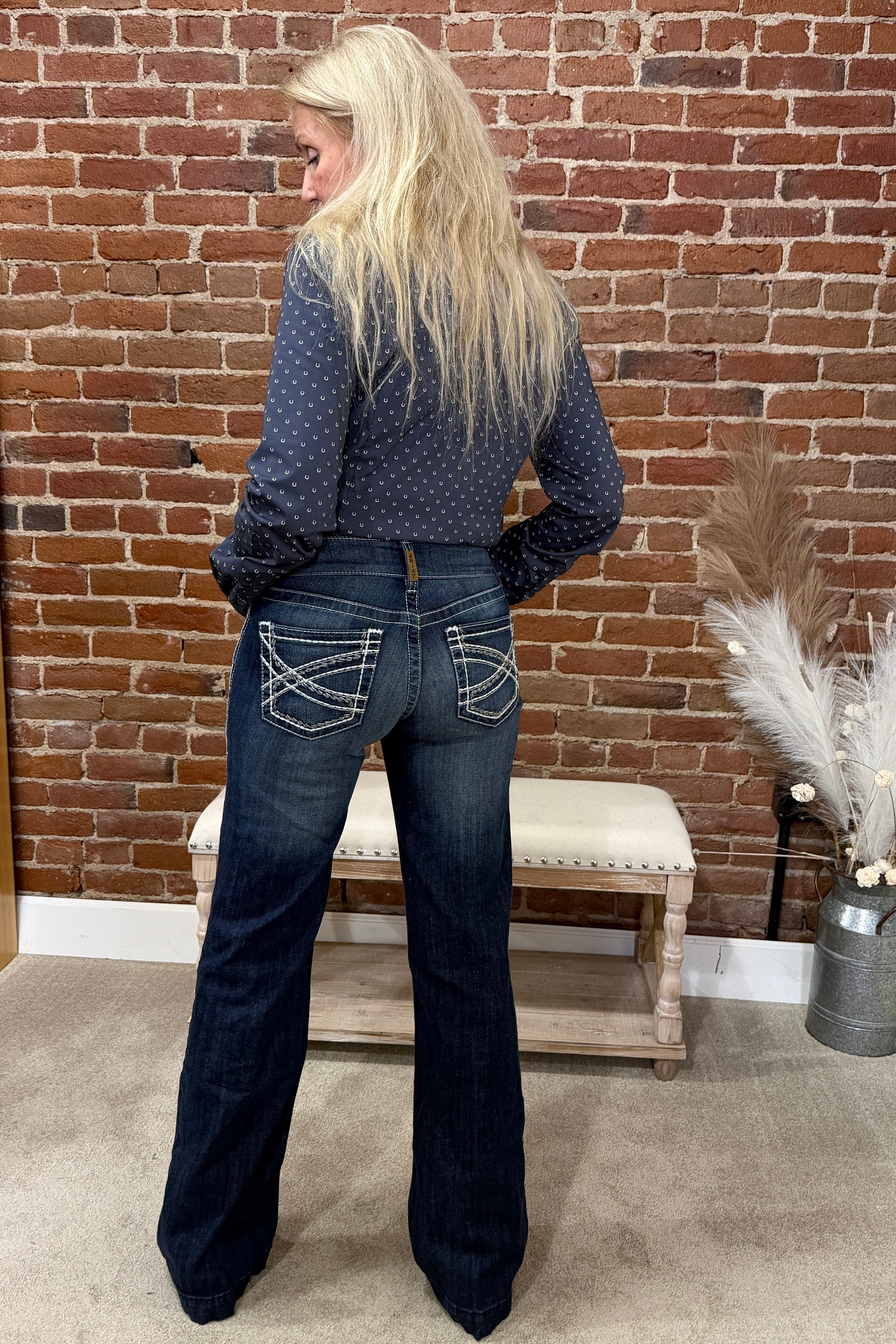 Mid Rise Entwind Trouser Jean by Ariat-Trouser-Ariat-Gallop 'n Glitz- Women's Western Wear Boutique, Located in Grants Pass, Oregon