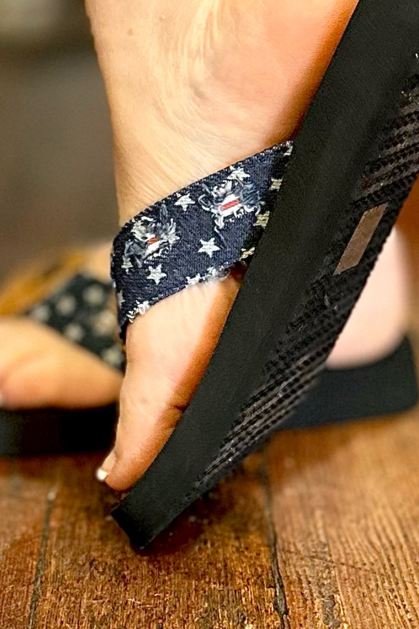 Yellow Box Fireworks Flip Flop-Flip Flop-Yellow Box-Gallop 'n Glitz- Women's Western Wear Boutique, Located in Grants Pass, Oregon