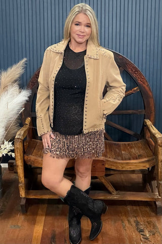 Fort Worth Fringe Skirt-Skirt-Sterling Kreek-Gallop 'n Glitz- Women's Western Wear Boutique, Located in Grants Pass, Oregon