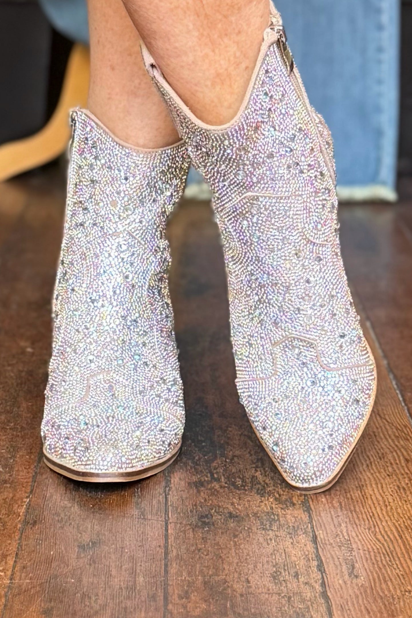 Front Row Rhinestone Short Boot by Corkys-Women's Boot-Corkys-Gallop 'n Glitz- Women's Western Wear Boutique, Located in Grants Pass, Oregon