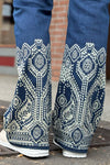 High Rise Aztec and Crystal Design Bootcut Jean by Grace in LA-Bootcut-Grace in LA-Gallop 'n Glitz- Women's Western Wear Boutique, Located in Grants Pass, Oregon