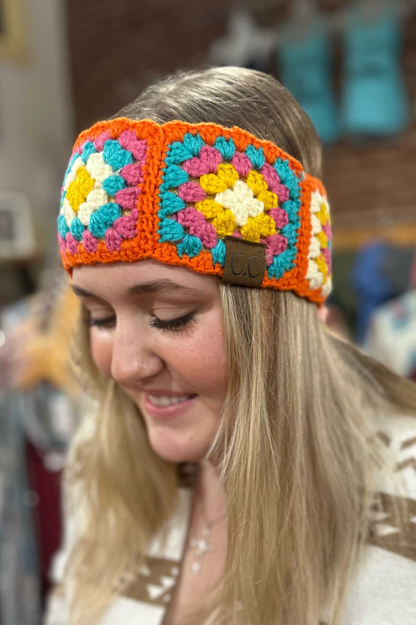 Lined Crochet Head Wrap GALLOP 'N GLITZ – Gallop 'n Glitz