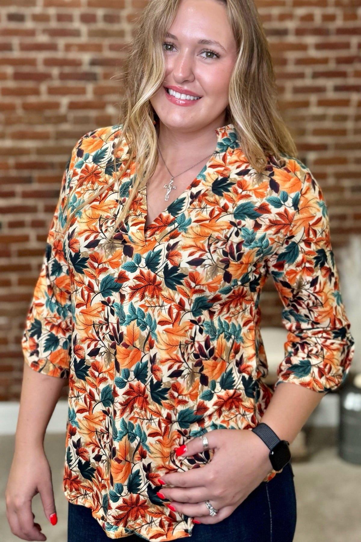 Harvest Trail Long Sleeve Top-Top-Sterling Kreek-Gallop 'n Glitz- Women's Western Wear Boutique, Located in Grants Pass, Oregon