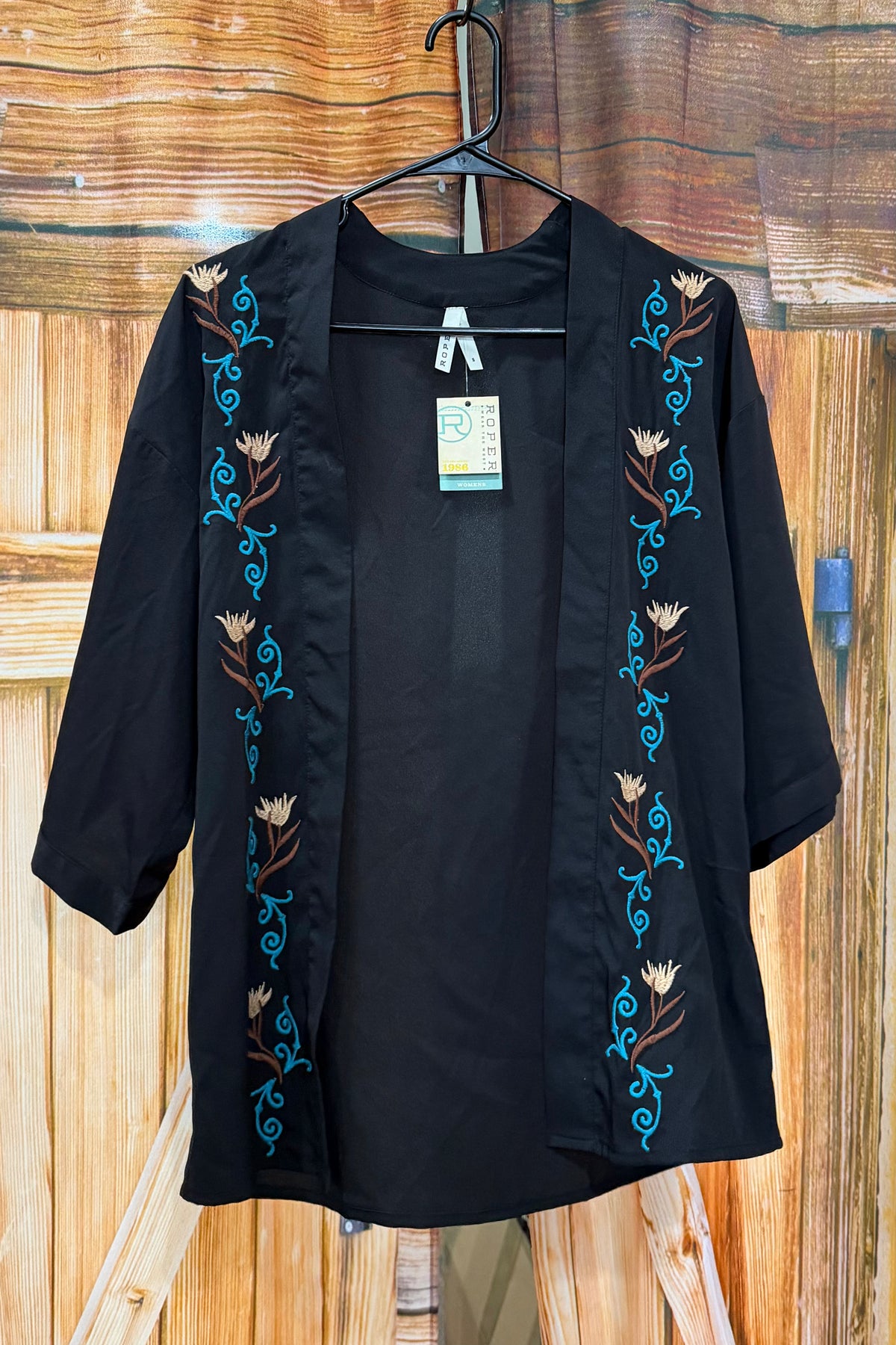Women's Embroidered Cardigan Sweater By Roper-Cardigan-Roper/Stetson-Gallop 'n Glitz- Women's Western Wear Boutique, Located in Grants Pass, Oregon