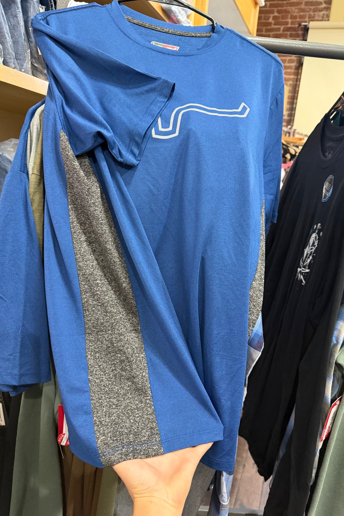 Kimes Mens Phase 2 Tech Tee Navy-Men's T-Shirt-Kimes-Gallop 'n Glitz- Women's Western Wear Boutique, Located in Grants Pass, Oregon