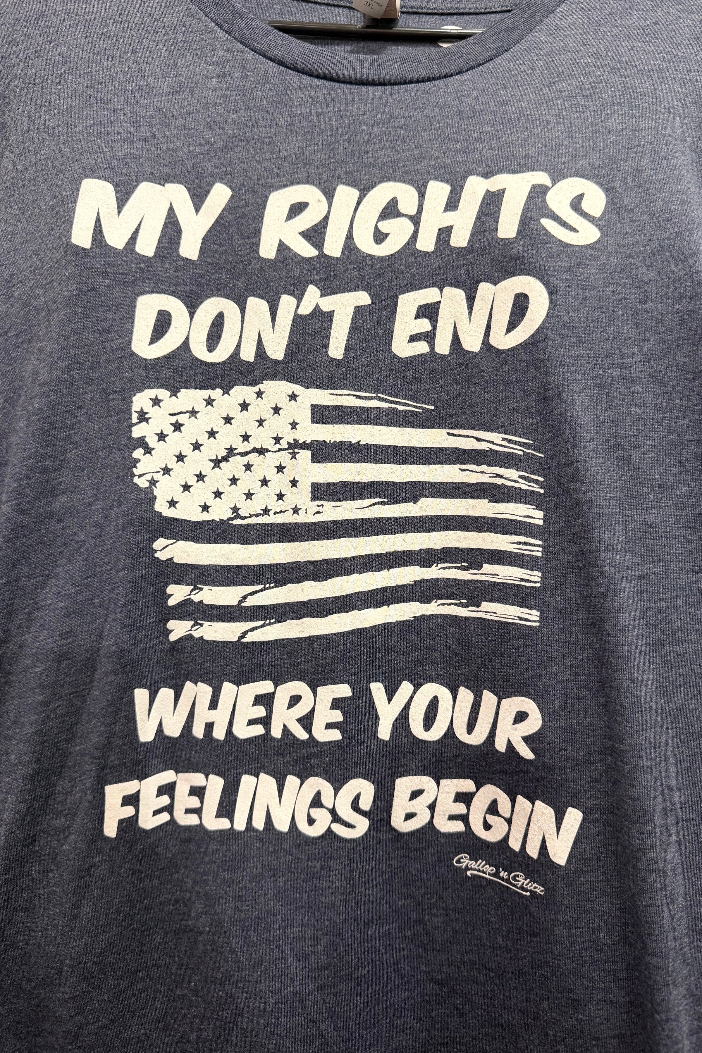 Men's My Right's Tee Shirt-Men's T-Shirt-Gallop 'n Glitz-Gallop 'n Glitz- Women's Western Wear Boutique, Located in Grants Pass, Oregon