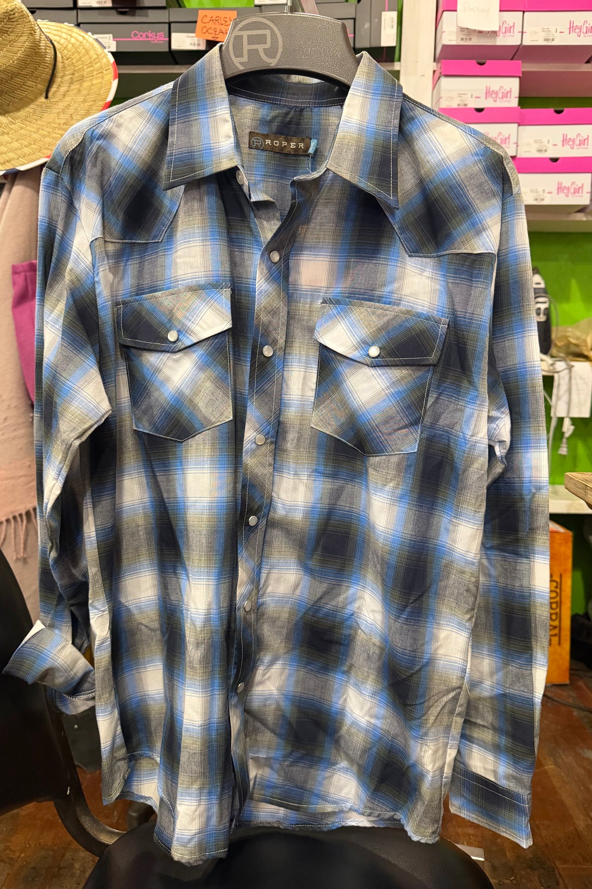 Boys Long Sleeve Western Style Shirt-Kids-Roper/Stetson-Gallop 'n Glitz- Women's Western Wear Boutique, Located in Grants Pass, Oregon