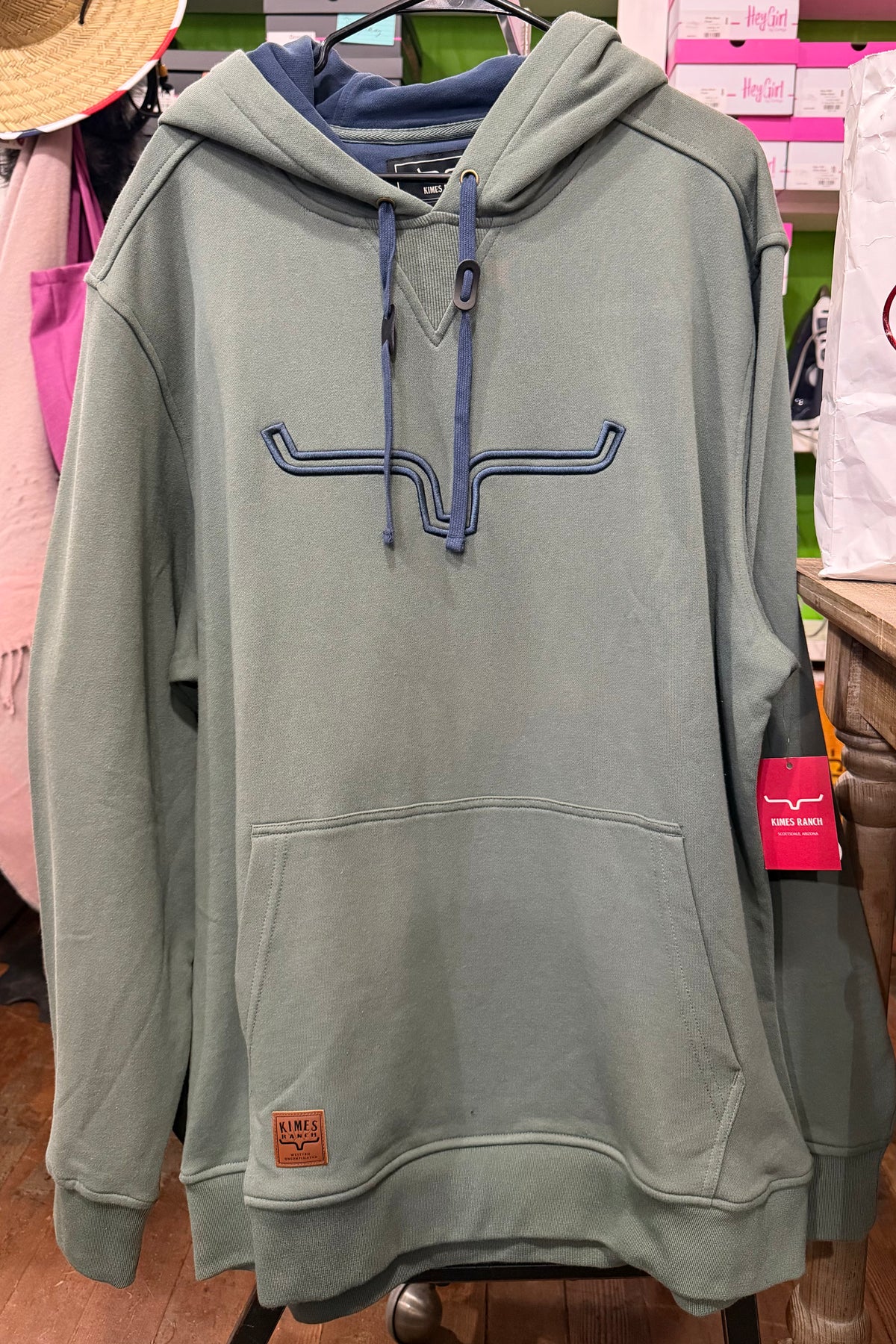 Men's Fast Talker Hoodie in Pine by Kimes-Men's Outerwear-Kimes-Gallop 'n Glitz- Women's Western Wear Boutique, Located in Grants Pass, Oregon