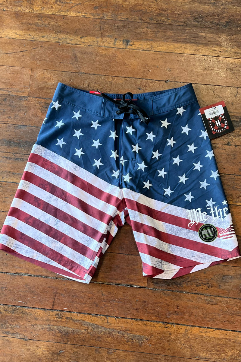 Howitzer American Boardshort-Men's Casual Shorts-Howitzer-Gallop 'n Glitz- Women's Western Wear Boutique, Located in Grants Pass, Oregon