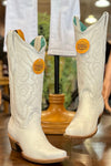 Corral LD White Embroidery Boot-Ladies Boot-Corral Boots/Circle G by Corral Boots-Gallop 'n Glitz- Women's Western Wear Boutique, Located in Grants Pass, Oregon
