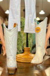 Corral LD White Embroidery Boot-Ladies Boot-Corral Boots/Circle G by Corral Boots-Gallop 'n Glitz- Women's Western Wear Boutique, Located in Grants Pass, Oregon