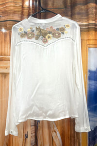 Prairie Bloom Floral Blouse by Stetson