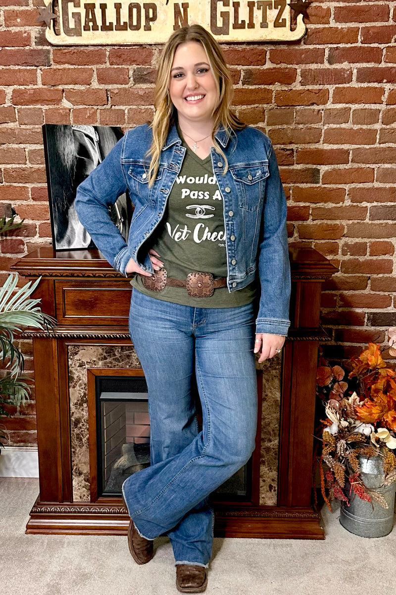 Classic Vintage Wash Denim Jacket by Judy Blue-Jacket-Judy Blue-Gallop 'n Glitz- Women's Western Wear Boutique, Located in Grants Pass, Oregon