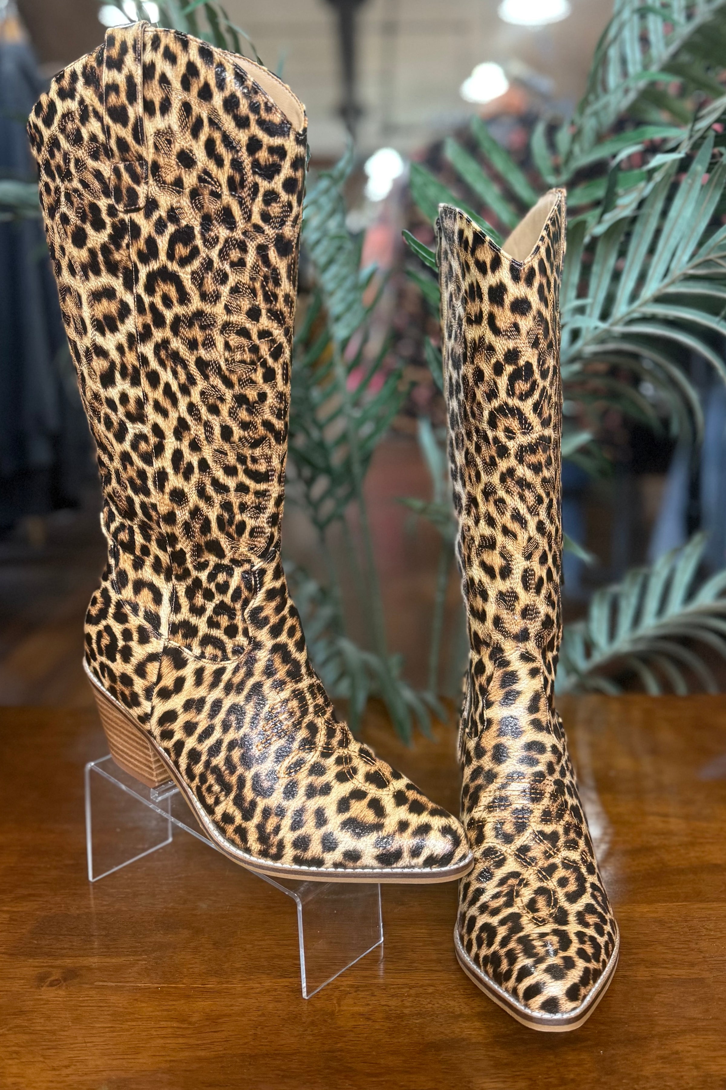 Just In Case Leopard Snip Toe Boot by Corkys-Women's Boot-Corkys-Gallop 'n Glitz- Women's Western Wear Boutique, Located in Grants Pass, Oregon