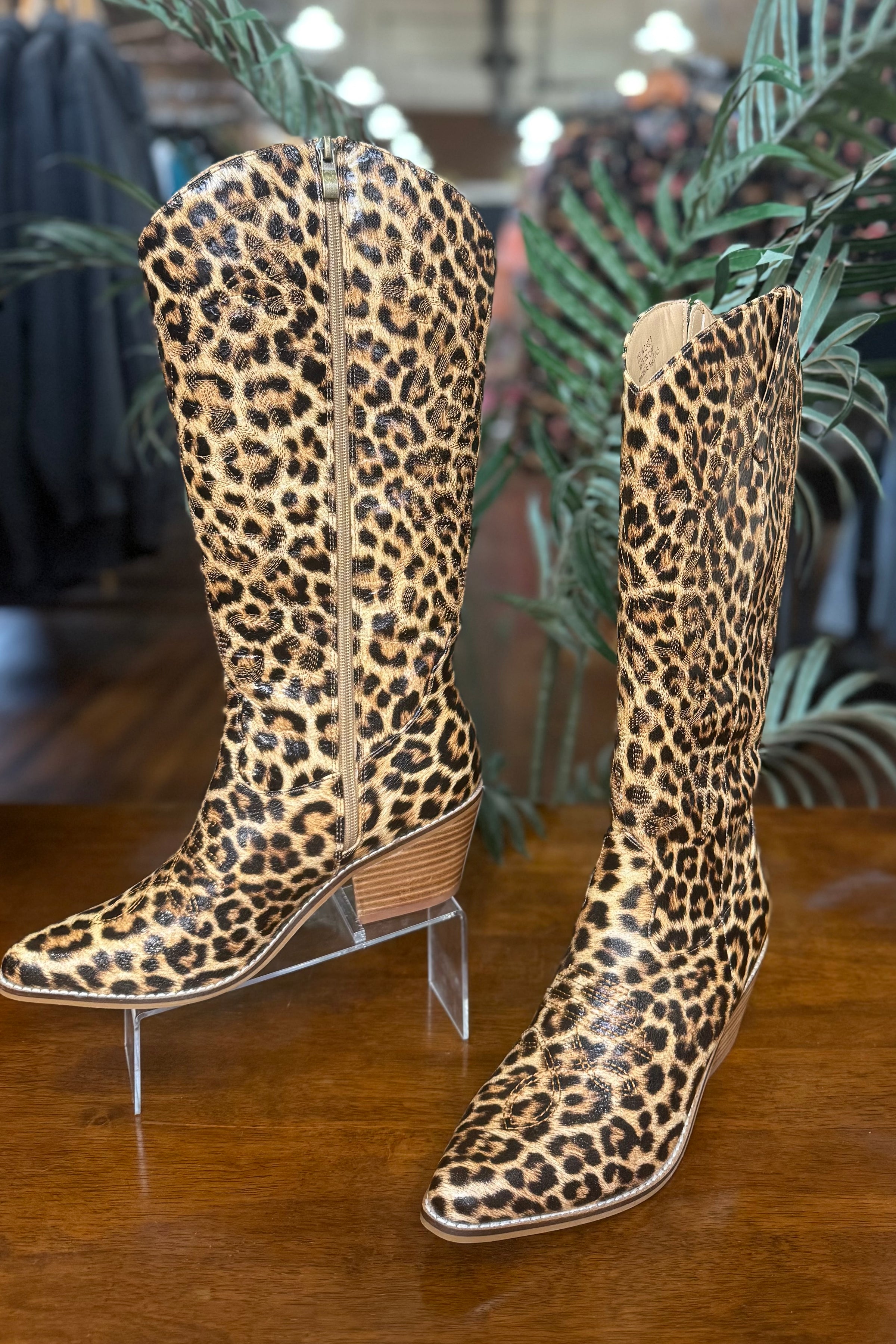 Just In Case Leopard Snip Toe Boot by Corkys-Women's Boot-Corkys-Gallop 'n Glitz- Women's Western Wear Boutique, Located in Grants Pass, Oregon