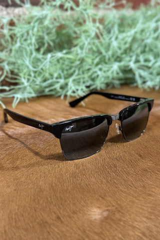 Maui Jim Kawika XL Polarized Classic Black Sunglasses-Sunglasses-Maui Jim-Gallop 'n Glitz- Women's Western Wear Boutique, Located in Grants Pass, Oregon