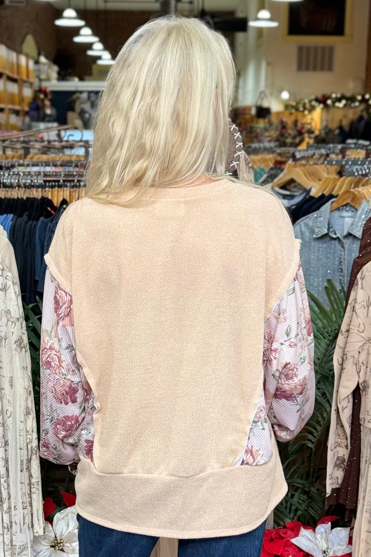 Petal Patch Pullover-Door Buster-Kori America-Gallop 'n Glitz- Women's Western Wear Boutique, Located in Grants Pass, Oregon