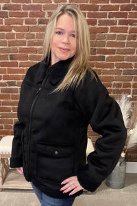 The Kimberly Sherpa Jacket by Outback-Jacket-Outback Trading-Gallop 'n Glitz- Women's Western Wear Boutique, Located in Grants Pass, Oregon