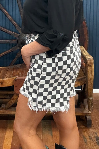 Kreek Denim Shorts-Shorts-Sterling Kreek-Gallop 'n Glitz- Women's Western Wear Boutique, Located in Grants Pass, Oregon