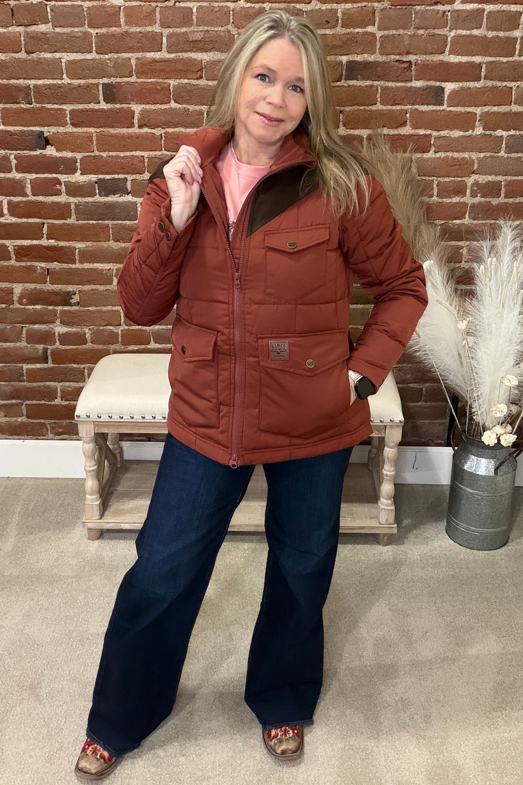 Lenora Puffer Jacket by Kimes Ranch-Jacket-Kimes-Gallop 'n Glitz- Women's Western Wear Boutique, Located in Grants Pass, Oregon