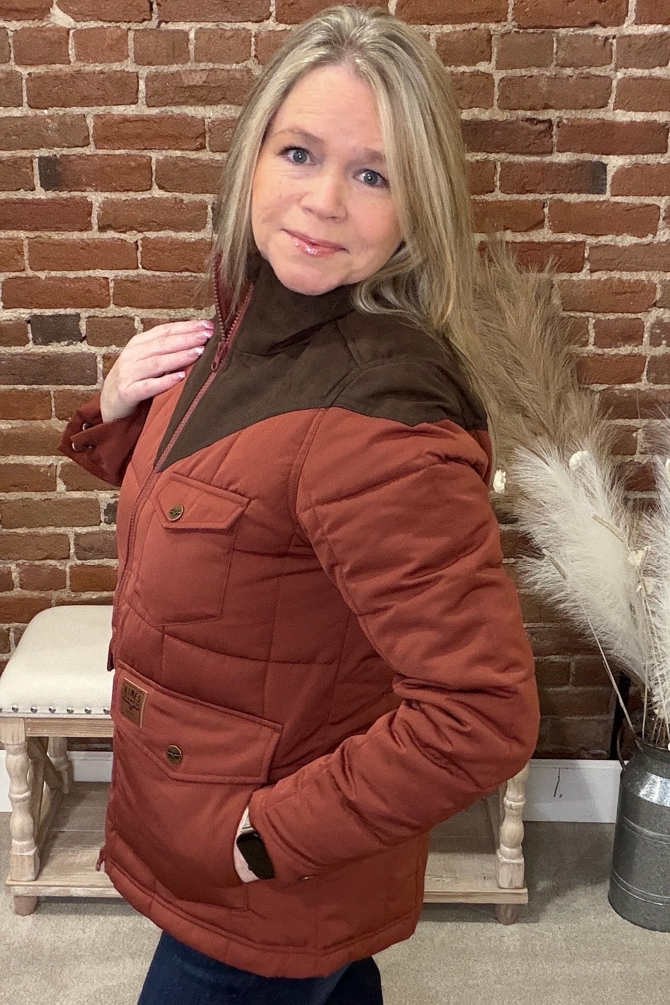 Lenora Puffer Jacket by Kimes Ranch-Jacket-Kimes-Gallop 'n Glitz- Women's Western Wear Boutique, Located in Grants Pass, Oregon