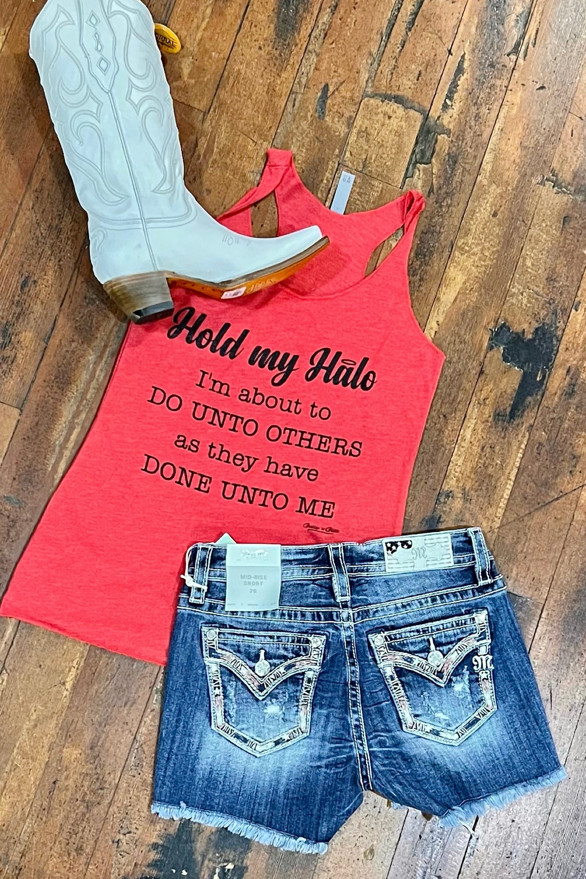 Miss Me Americana Mid Rise Shorts-Shorts-Miss Me-Gallop 'n Glitz- Women's Western Wear Boutique, Located in Grants Pass, Oregon