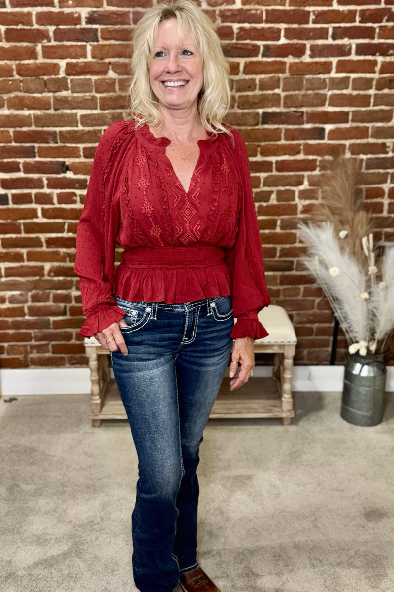 Patriotic Angel Wings Mid Rise Bootcut Jean by Miss Me-Bootcut-Miss Me-Gallop 'n Glitz- Women's Western Wear Boutique, Located in Grants Pass, Oregon