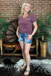 Aztec Border Denim Shorts by Miss Me-Shorts-Miss Me-Gallop 'n Glitz- Women's Western Wear Boutique, Located in Grants Pass, Oregon