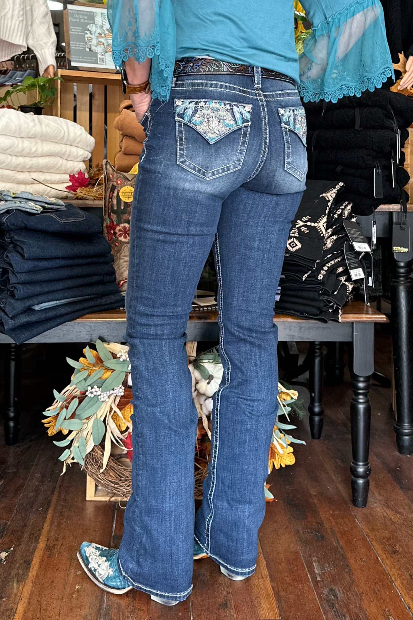 Miss me jeans with boots sale