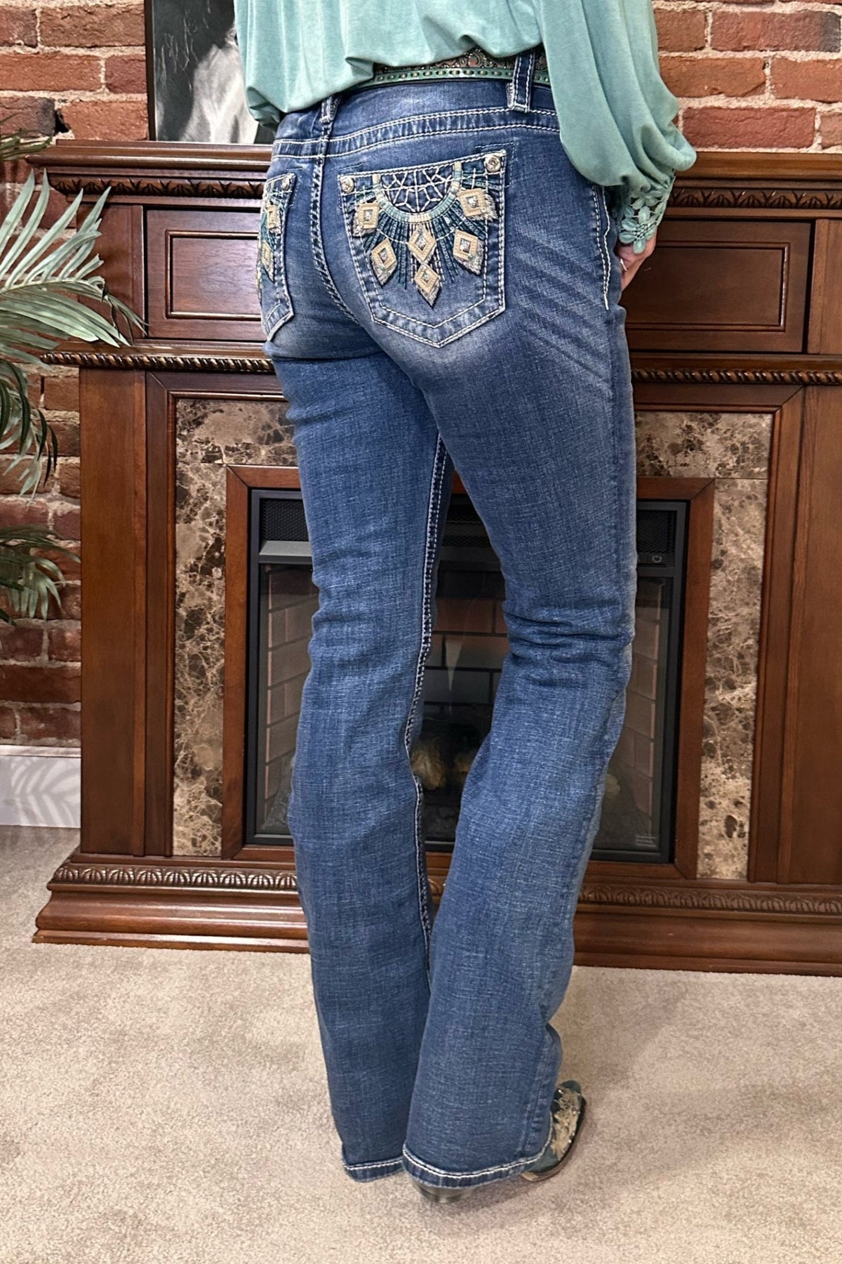 Jean Miss Me Coupe Botte - Taille 27 - Occasion Très Bon État