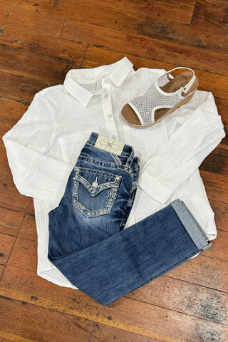 Springtime Fun Capri by Miss Me-Capri-Miss Me-Gallop 'n Glitz- Women's Western Wear Boutique, Located in Grants Pass, Oregon