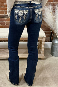 Dreamcatcher Mid Rise Bootcut Jean by Miss Me-Bootcut-Miss Me-Gallop 'n Glitz- Women's Western Wear Boutique, Located in Grants Pass, Oregon