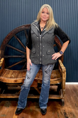 The Midnight Rodeo Bootcut Jean by Miss Me-Exclusive Rodeo Denim-Miss Me-Gallop 'n Glitz- Women's Western Wear Boutique, Located in Grants Pass, Oregon