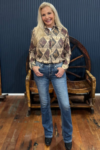 High Desert Aztec Straight Leg Jean by Miss Me