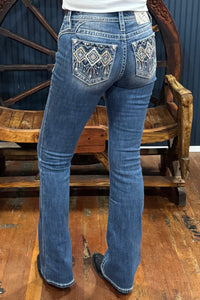 High Desert Aztec Straight Leg Jean by Miss Me