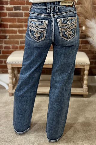 FINAL SALE - Rock Revival "MILLIE" High Rise Wide Leg Jean-Wide Leg-Rock Revival-Gallop 'n Glitz- Women's Western Wear Boutique, Located in Grants Pass, Oregon