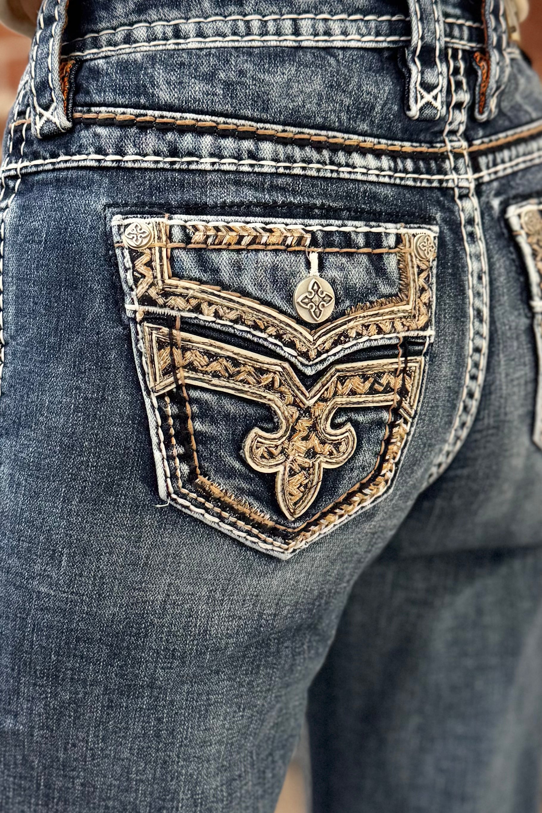 Rock Revival "MILLIE" High Rise Wide Leg Jean-Wide Leg-Rock Revival-Gallop 'n Glitz- Women's Western Wear Boutique, Located in Grants Pass, Oregon